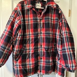 Aritzia TNA Coaches Plaid Jacket Size 3